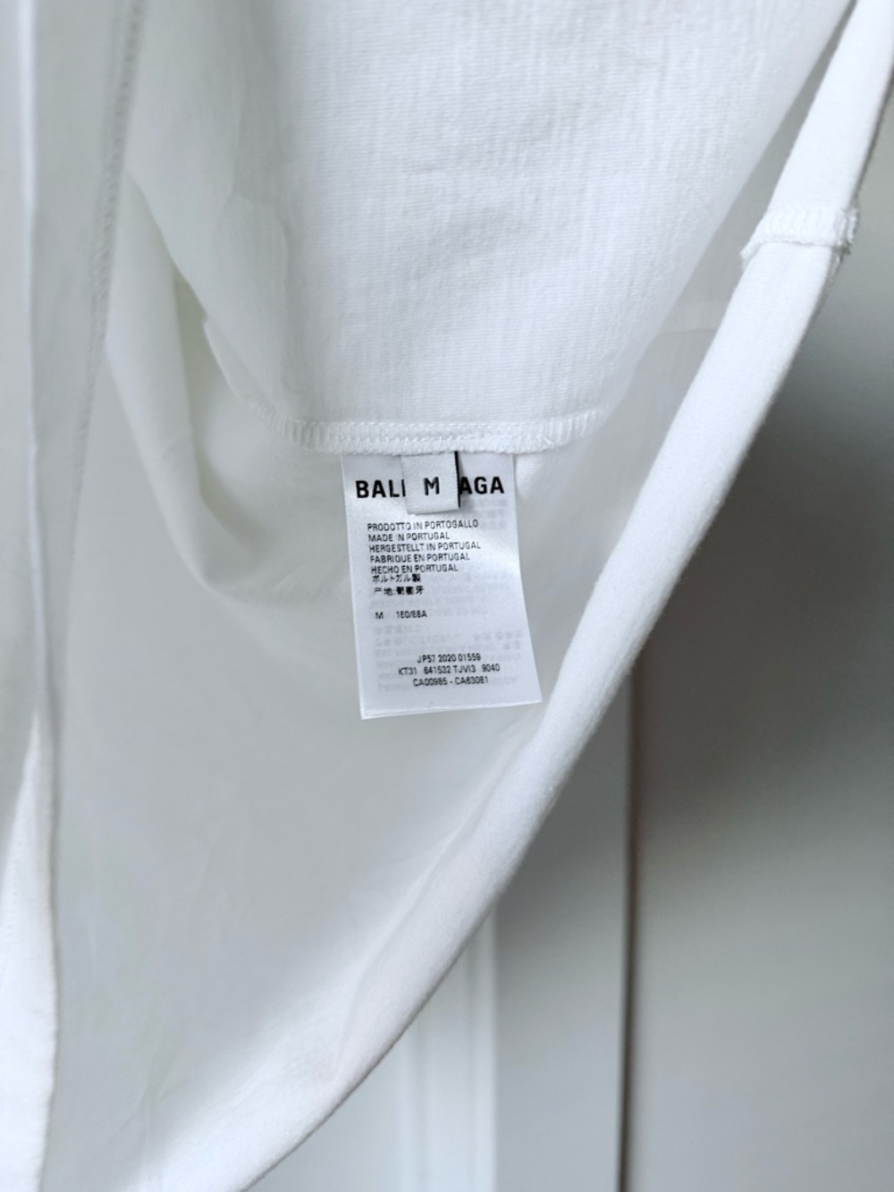 Balenciaga White Logo Graphic Tee BRAND NEW WITH TAGS - Picture 4 of 7